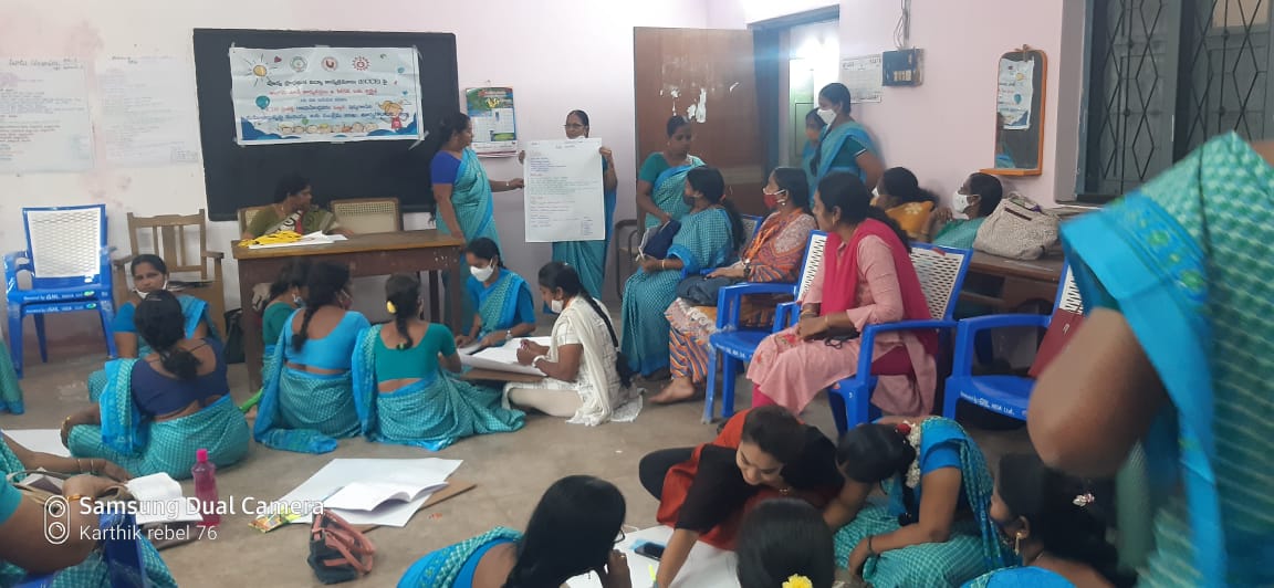 KAnganwadi's tweet photo. Pre School Teacher Training Activities #Anganwadi #Pushkalarapeta sector #Rajahmundry https://t.co/nNEEFcKh7m