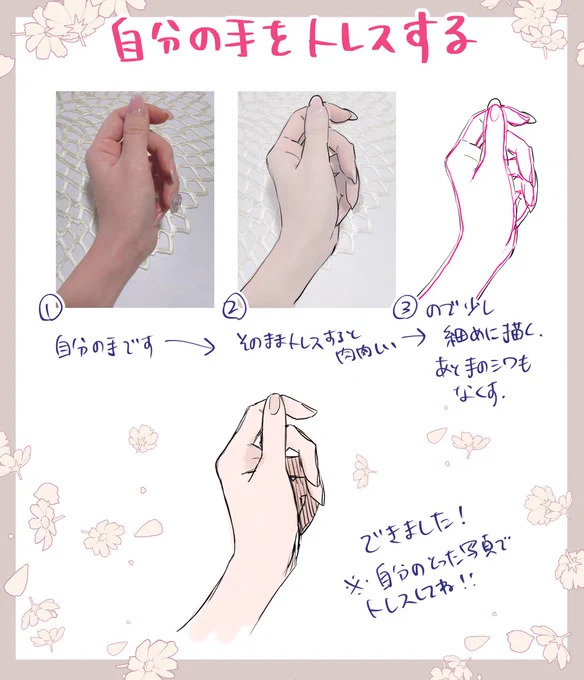 【かんたん講座】自分の手、服のシワについて 