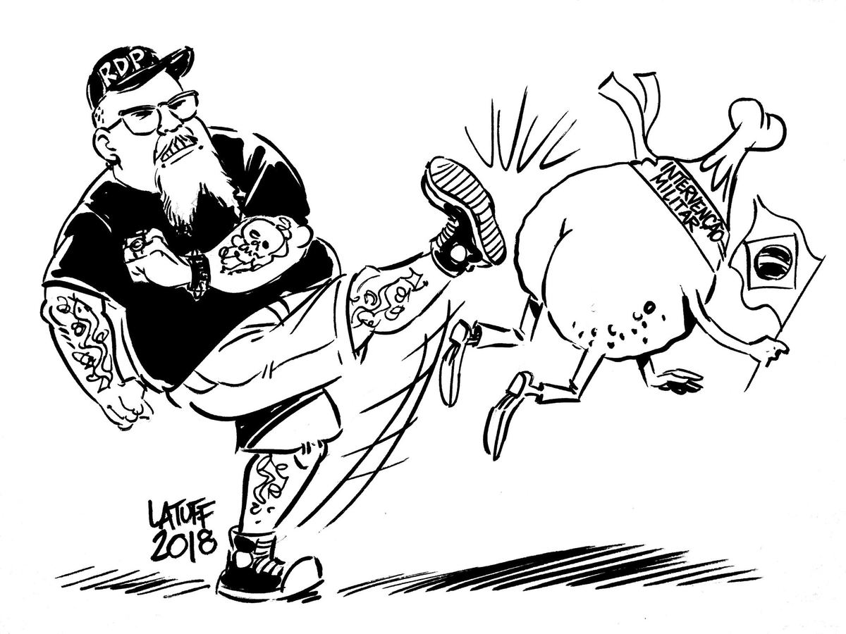 LatuffCartoons's tweet photo. “Quem apoia Bolsonaro é cúmplice de genocídio”
João Gordo, 23 de março de 2021.

Assino embaixo.
Ou melhor, desenho!

@joao_gordo_ https://t.co/BahynhC369