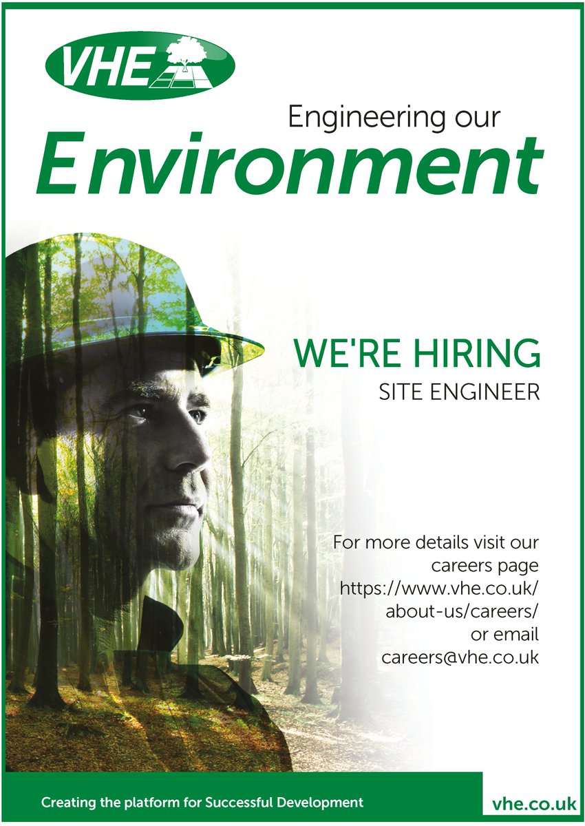 WE'RE HIRING

SITE ENGINEER

Follow the link for more information and how to apply vhe.co.uk/about-us/caree…

#remediation #regeneration #earthworks #civilengineering #infrastructure #constructionjobs #engineeringjobs