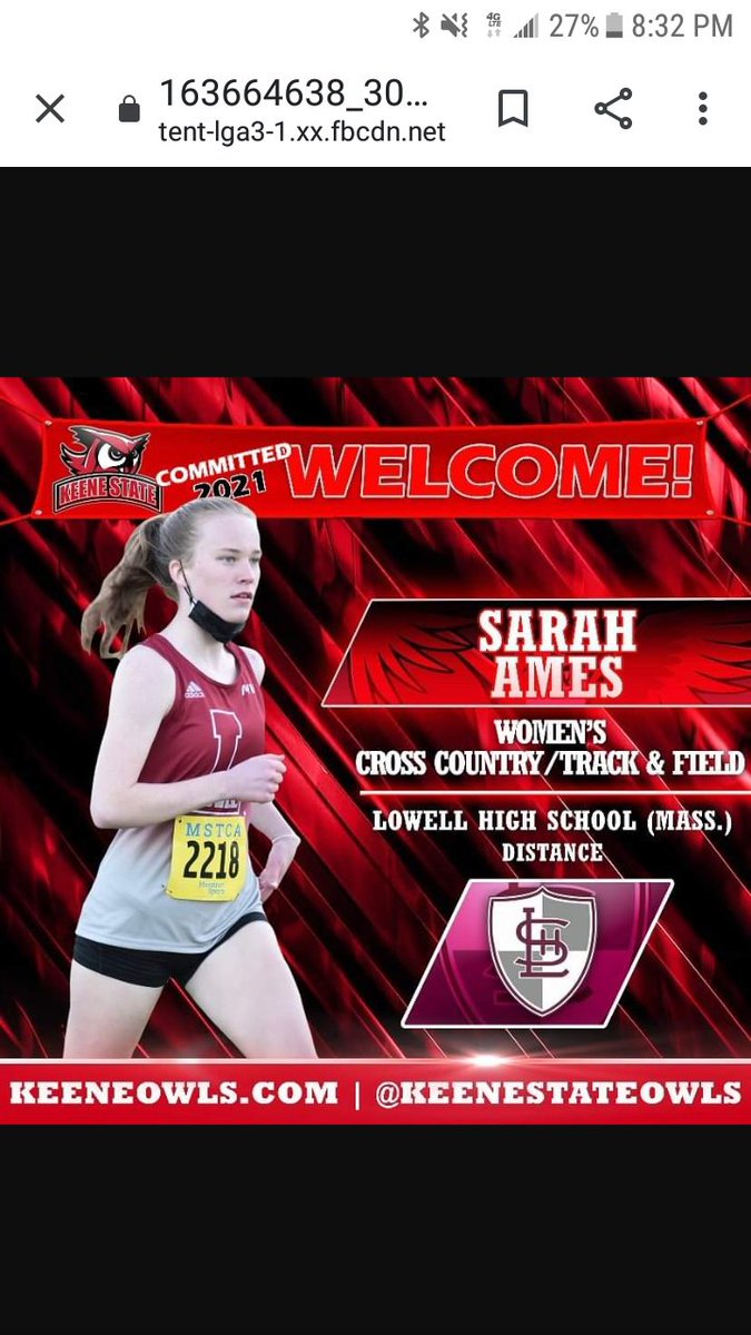 RickAmes4's tweet photo. Congrats @SarahAmes03 
#daleyxc, #lowellxc, #owlxctf https://t.co/GiP61qJF3R