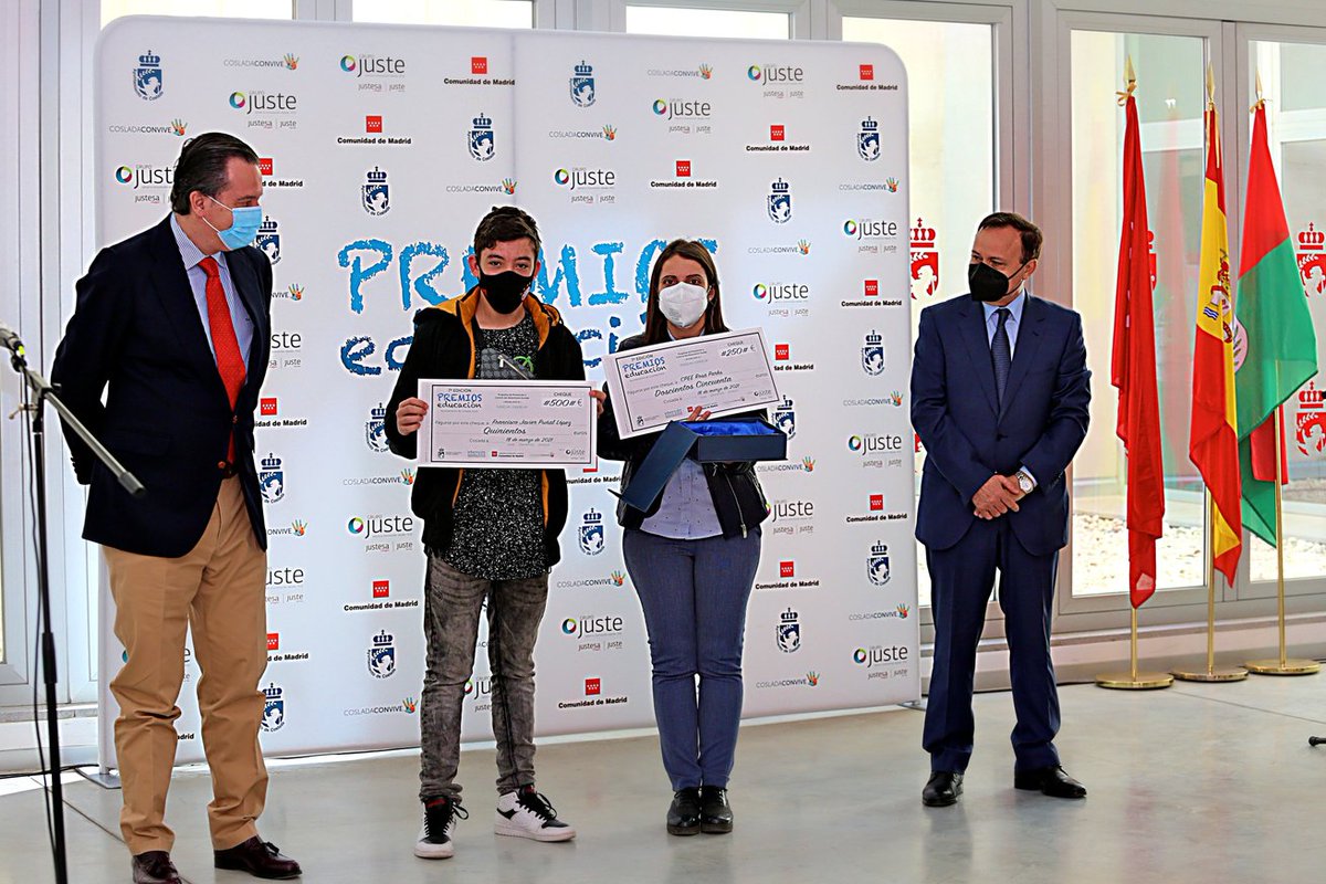 Ayto_Coslada's tweet photo. ℹ Más de 130 estudiantes de catorce centros educativos han participado en los VII Premios de Educación de #Coslada https://t.co/AwYXMVdl38 https://t.co/YmmIkIl5e8