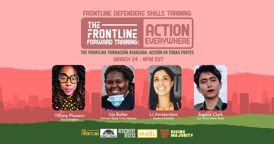 #OnTheFrontline skills training this week: organizing distributed actions and building towards the #recoveryrecess mobilization. Weds 3/24 at 8PM ET. RSVP: frontline.fyi/wedcall <a href="/WeJoinFrontline/">The Frontline</a>