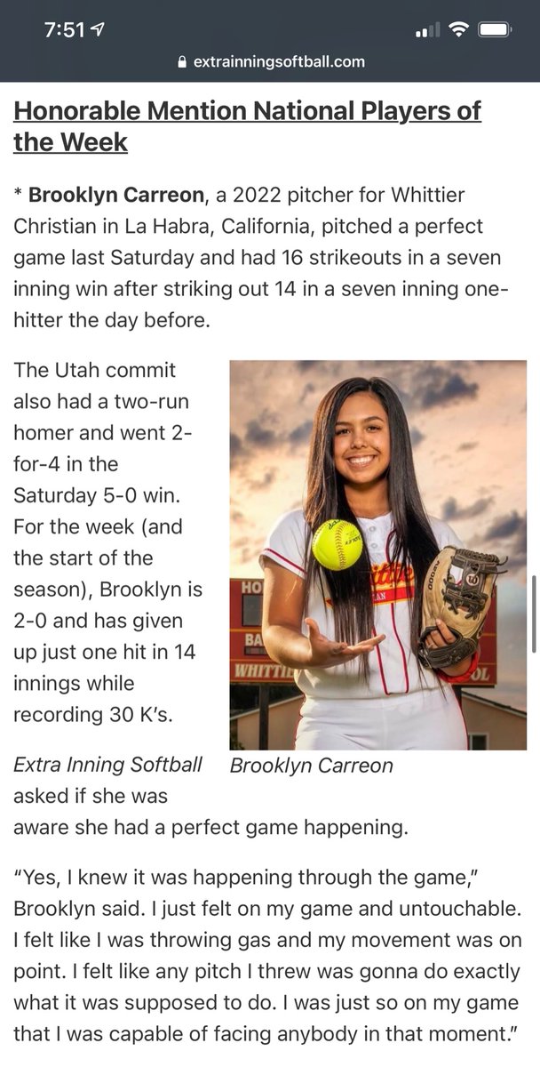 WCHS Softball tweet media