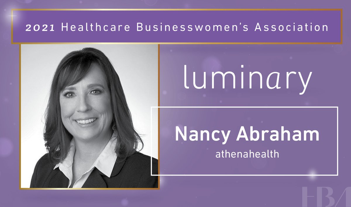 nanabraham's tweet photo. Thank you @athenahealth for nominating me as a @HBAnet Luminary. Congratulations to my fellow honorees making a difference in healthcare today. Together we are a United Force for Change. #HBAimpact #4genparity #HBAWOTY21 https://t.co/4IcTpfplXH https://t.co/WcPnLGPykZ