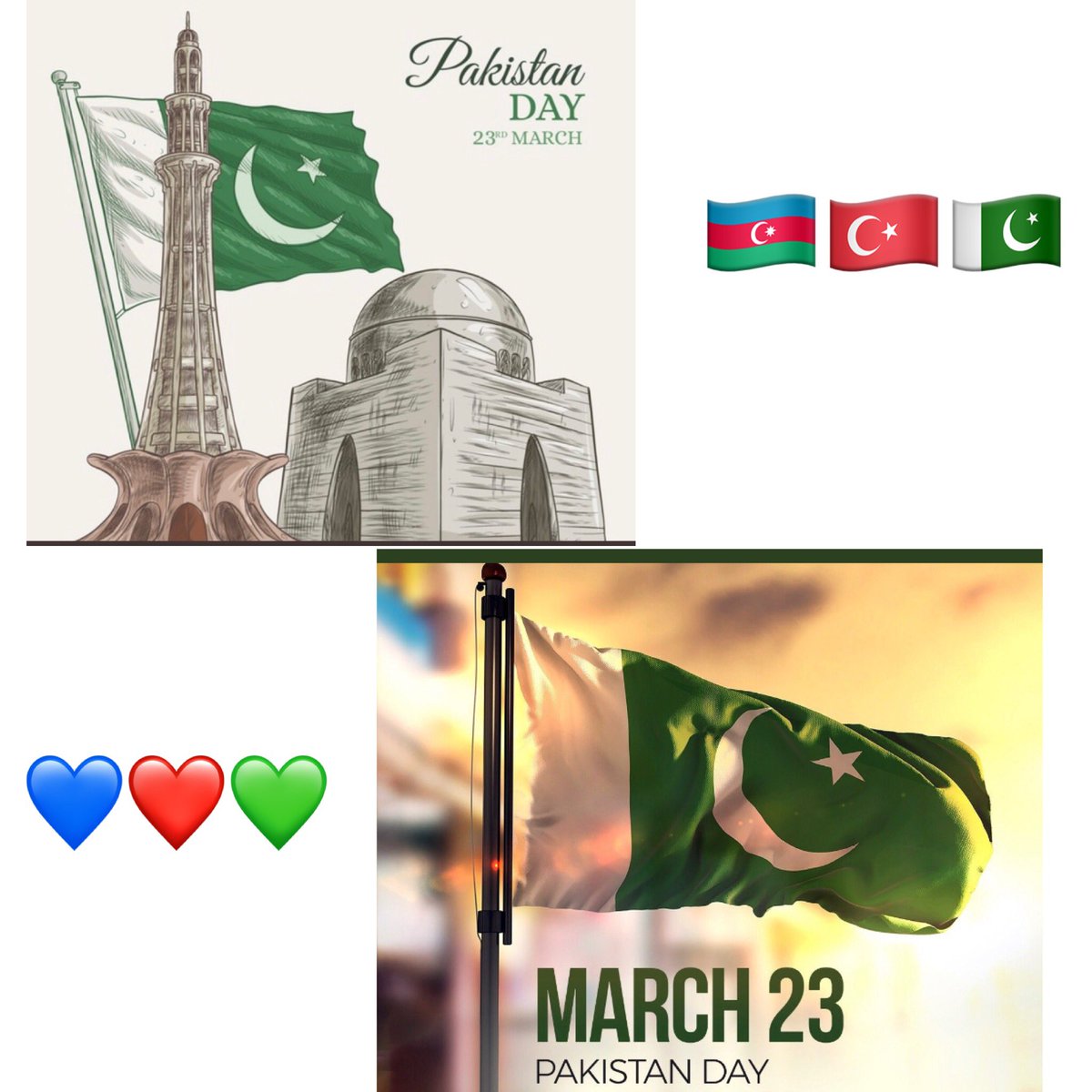 AishaCamellia's tweet photo. #PakistanResolutionDay #PakistanDay #PakistanResolutionDay2021 #PakistanFirstMovement #Pakistan 🇵🇰 #Turkey 🇹🇷 #Azerbaijan 🇦🇿 https://t.co/jTa9xK71rJ