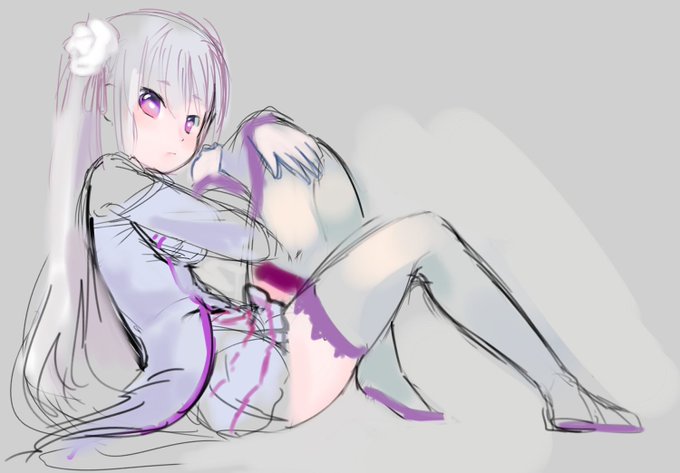 リゼロの描いて♡って言われて書いたやつ(供養) 