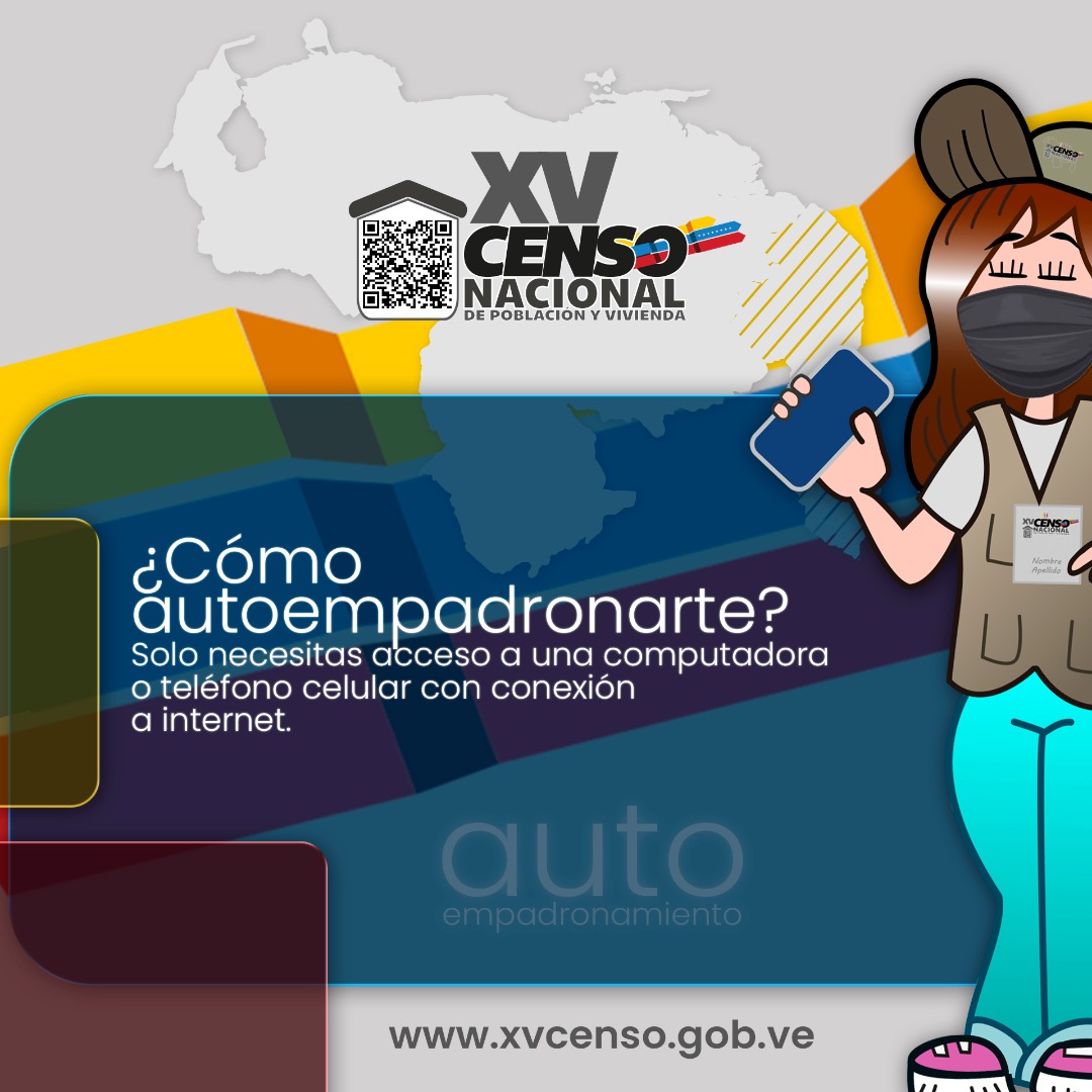 rmenendezp's tweet photo. Pensar como país, es visibilizar toda la realidad económica, demográfica, de cada uno de los habitantes y sus familias. 
En medio de la pandemia el autoempadronamiento censal nos permitirá seguir avanzando, bajo los más altos estándares científicos. 
Tu cuentas para Venezuela https://t.co/HLNj3ORNAh