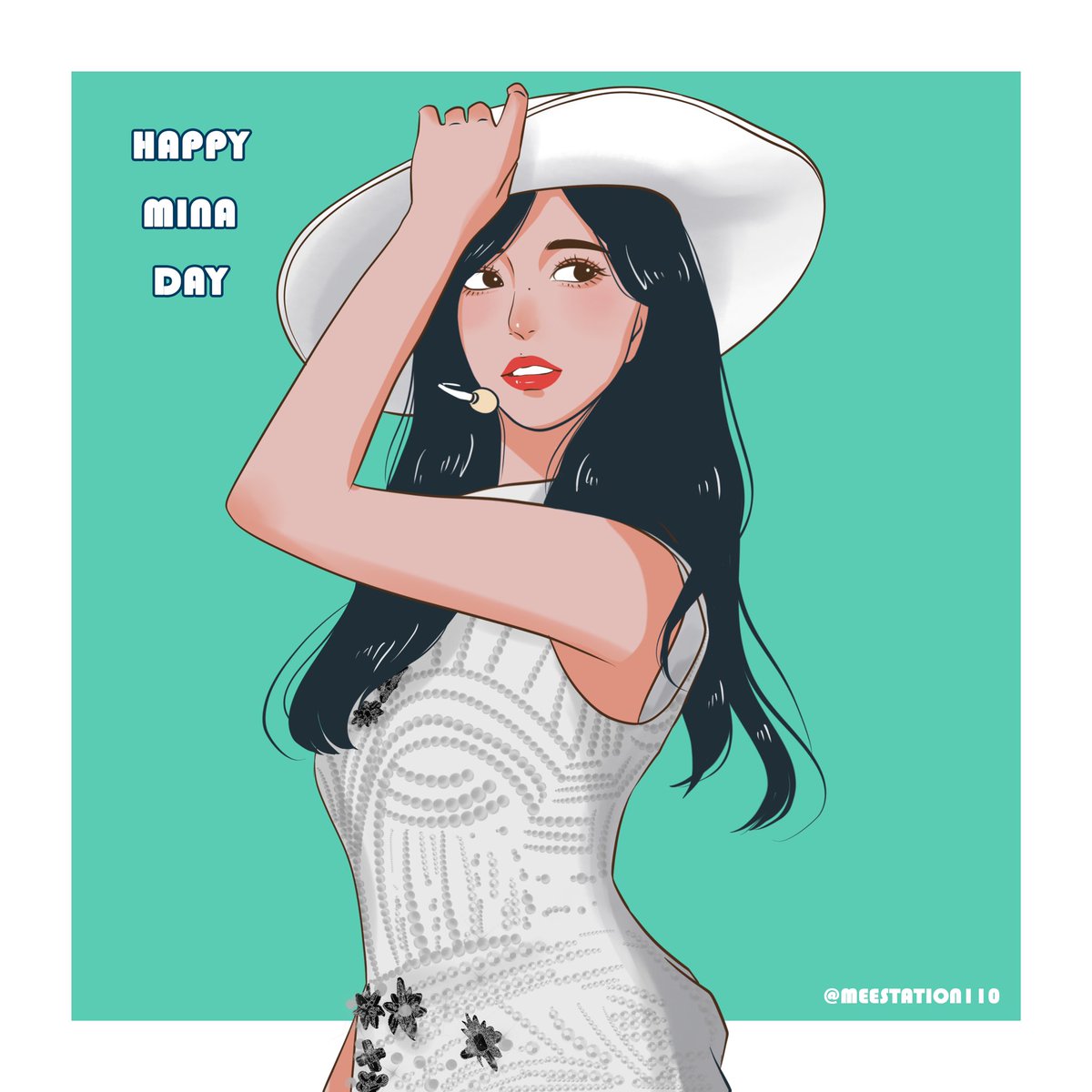 MeeStation110's tweet photo. HAPPY MINA DAY🎂

#트와이스 #TWICE #미나 #名井南 #Mina #ミナ 
#HappyMinaDay 
#BlackSwanMinaDay
#봄에피는_원스의꽃_미나리 https://t.co/kYNzHxnkld