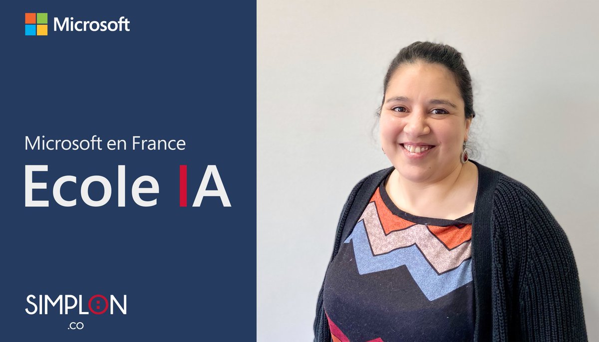SimplonPaca's tweet photo. On continu la présentation de nos apprenants de #EcoleIAMicrosoft by Simplon #Marseille , en recherche d'alternance ! ✨
C'est au tour de Fatima, future développeuse en #IntelligenceArtificielle de se présenter.
Découvrez son profil et contactez-là ici 👉 https://t.co/TJiTfxxevJ https://t.co/8XpFWly61V