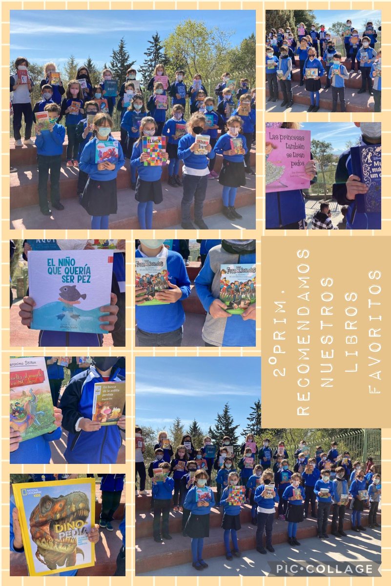 maristassegovia's tweet photo. En 2ºprimaria recomendamos nuestros libros favoritos a nuestros compañeros. #megustaleer https://t.co/VbEt1A95HV