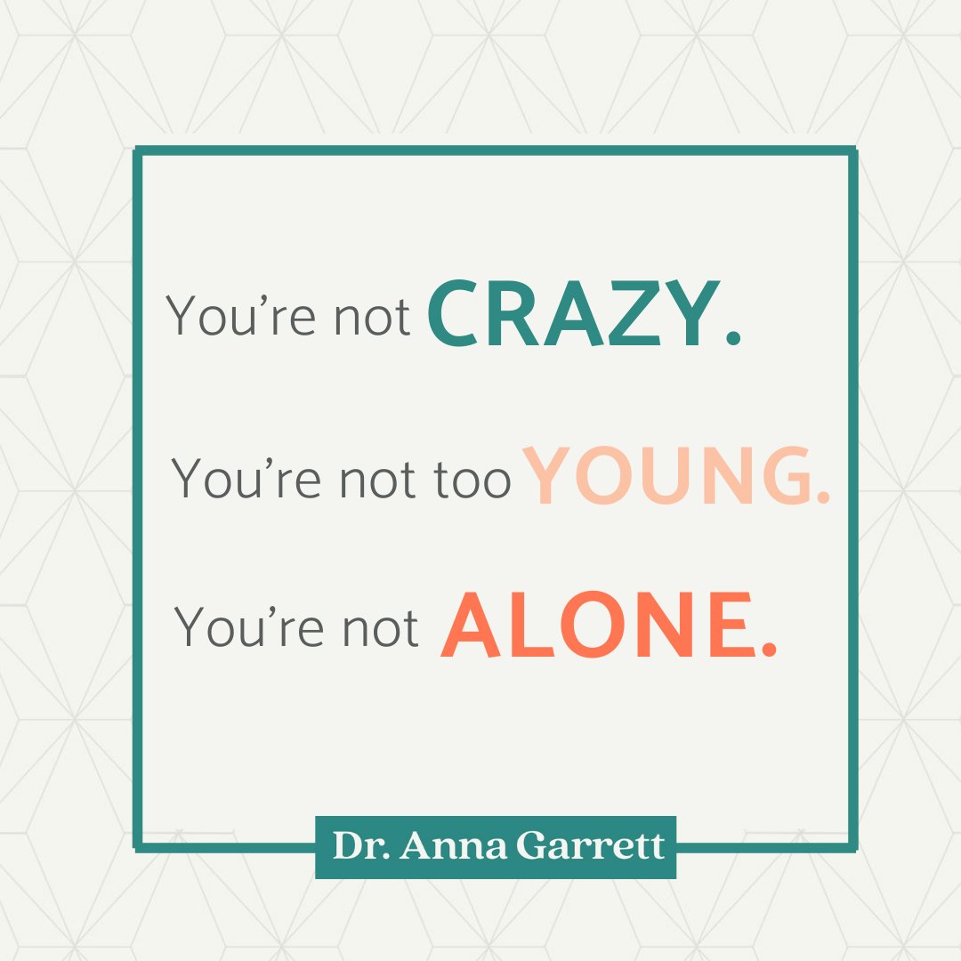 We ALL deserve to be heard and for our medical providers to believe us when we say we NEED help.

👊You're not crazy.

👊You're not too young.

👊You're not alone. 

👊You've got this! 

#thisisperimenopause #perimenopausebook #womenshealth #midlifemindset #drannagarrett