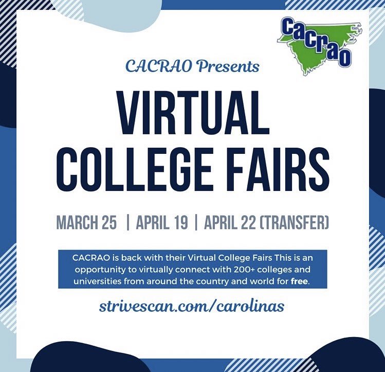 surry_advising's tweet photo. Great opportunity to learn more info about colleges across the country! Register in advance for info sessions on March 25th and April 19th at https://t.co/NcDvXbluOZ https://t.co/k8YSGDMegI