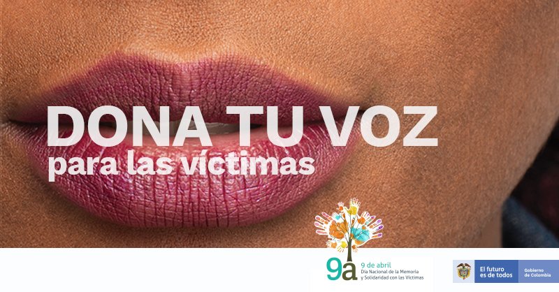 igacColombia's tweet photo. Las historias de las víctimas del conflicto se toman los espacios públicos del país. Si ves una: para, léela, grábala y envíala como un audio de WhatsApp al número 317 665 39 61. #9ADonarTuVoz 🗣 #UnidosPorLasVíctimas https://t.co/inpwXmBTNH