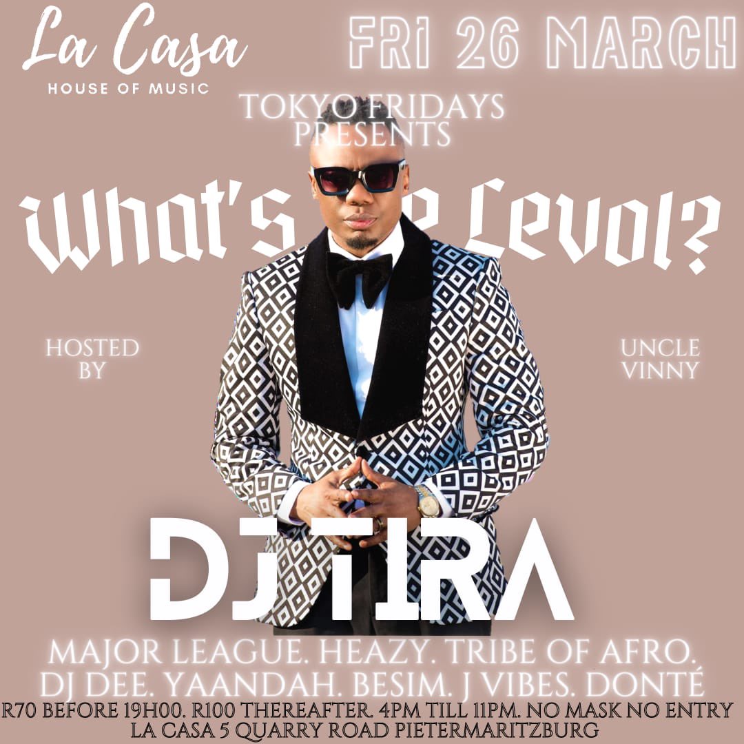 HeazySA's tweet photo. Okay okay okay.... PMB we gave you a chance to rest... now itβs time to party!!!! This Friday... all roads lead to LaCasa... LET #GrooveCentral take care of you ππ₯ https://t.co/WSsHYrf6ho