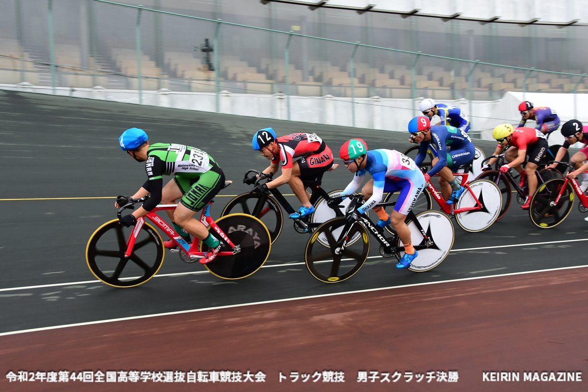 KEIRINmagazine's tweet photo. 令和2年度第44回全国高等学校選抜自転車競技大会 トラック競技
3日目 男子スクラッチレース決勝 14
#高校選抜 #自転車競技 #TrackCycling
#Scratchrace https://t.co/4fYTStfJqS