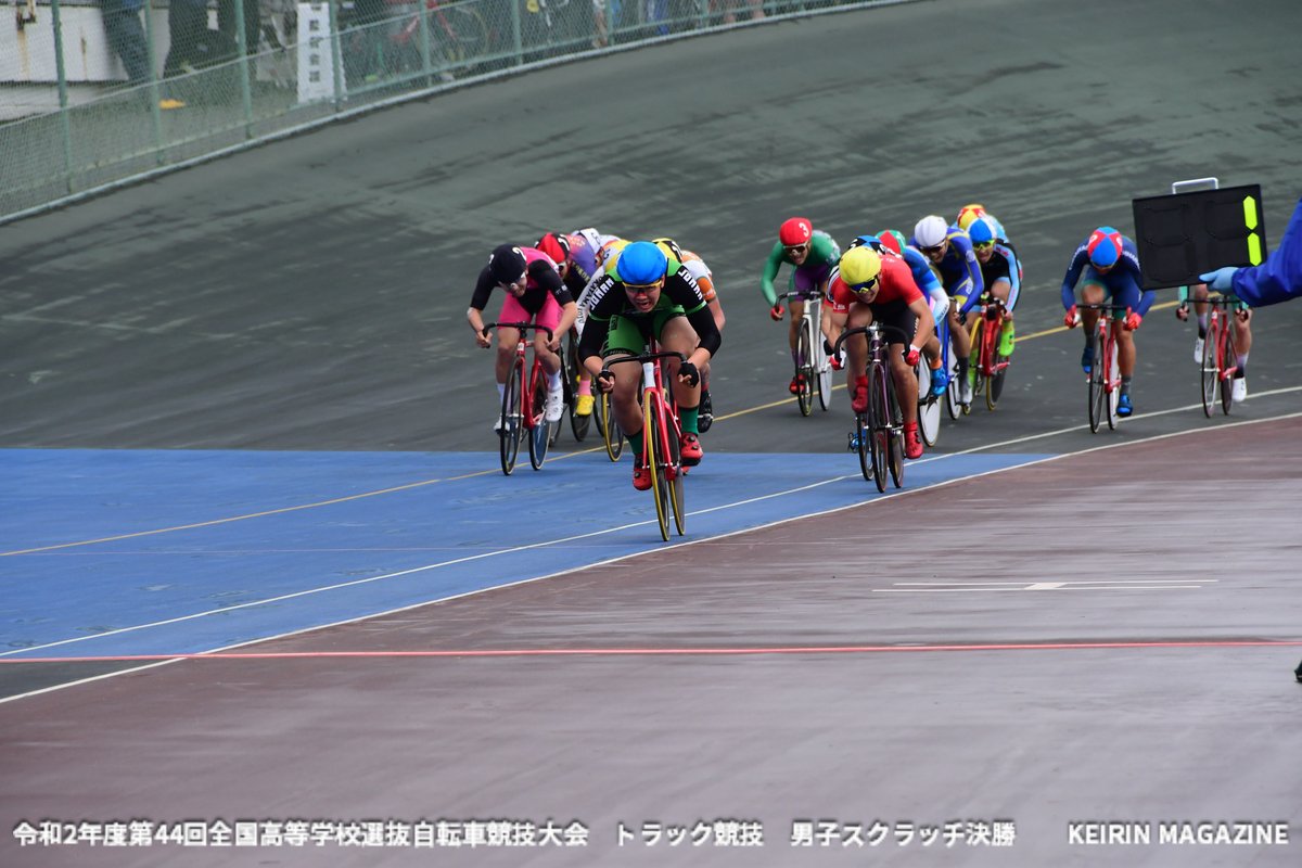 KEIRINmagazine's tweet photo. 令和2年度第44回全国高等学校選抜自転車競技大会 トラック競技
3日目 男子スクラッチレース決勝 14
#高校選抜 #自転車競技 #TrackCycling
#Scratchrace https://t.co/4fYTStfJqS