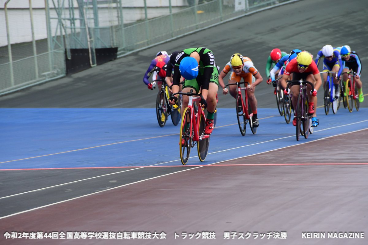 KEIRINmagazine's tweet photo. 令和2年度第44回全国高等学校選抜自転車競技大会 トラック競技
3日目 男子スクラッチレース決勝 14
#高校選抜 #自転車競技 #TrackCycling
#Scratchrace https://t.co/4fYTStfJqS