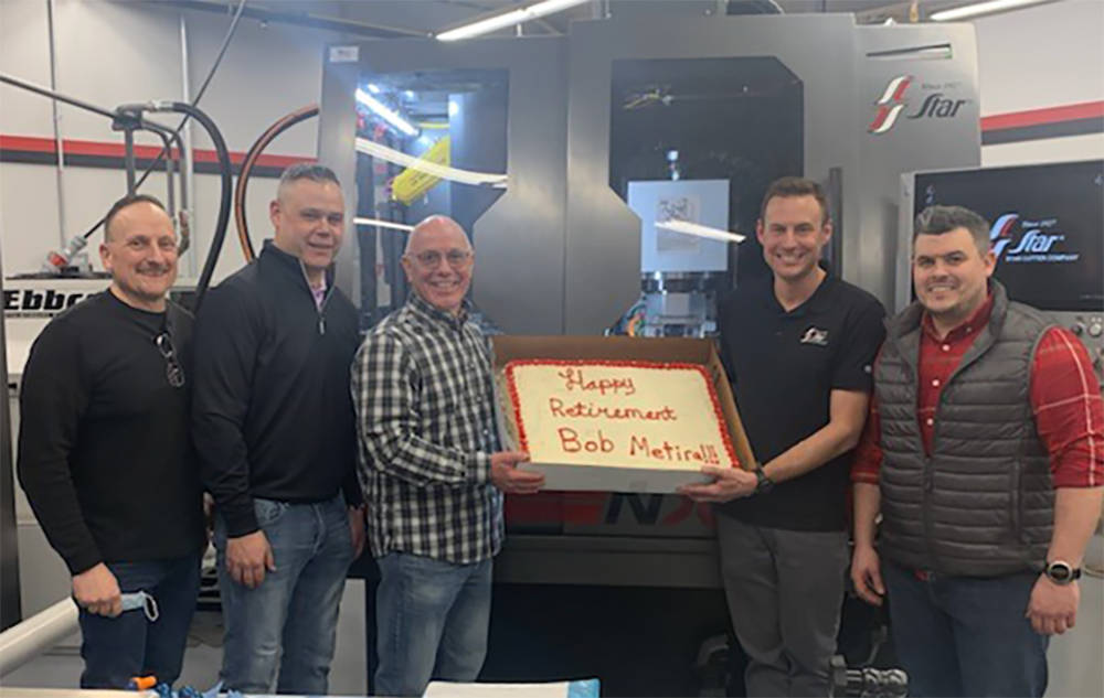 StarCutterCo's tweet photo. Star Cutter Company wishes to congratulate Bob Metiva on his retirement. Bob has served in a multitude of capacities over the last 40+ years, most recently as Service Manager for our CNC Machine Tool operation. Thank you, Bob, for your dedication, and enjoy your retirement! https://t.co/7D89bKi17p