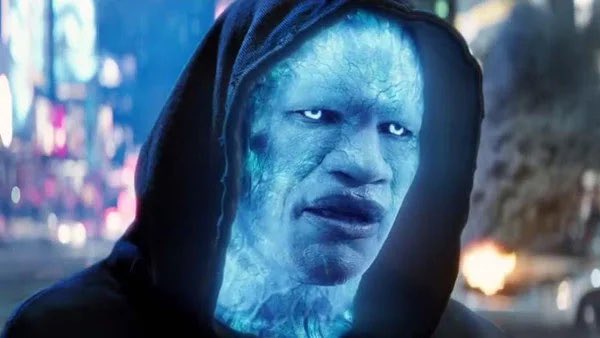 spideyupdated's tweet photo. Jamie Foxx has confirmed that Electro won’t be blue in #SpiderManNoWayHome https://t.co/rkTzyp4Wvz