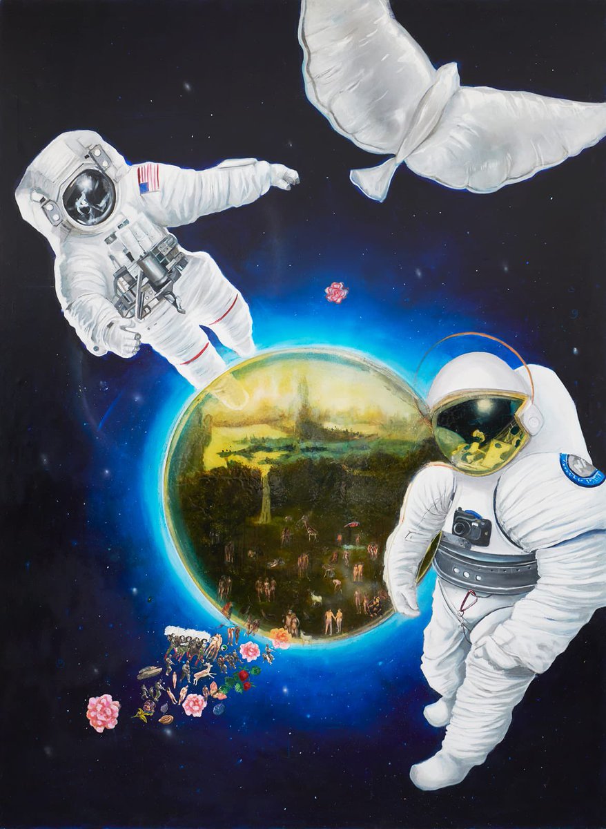 LadyRocketSpace's tweet photo. @sinaEstavi Congratulations ! What’s next ?- how about #Space and #Satellite NFT to help Climate Change. My NFT will do that. Created by Julia Curylo. Change World and Space. https://t.co/qebvC61gYp