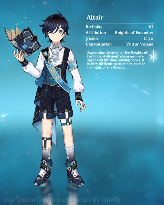 Meet my GenshinOC Altair!

#GenshinImpactOC #GenshinImpact #原神 