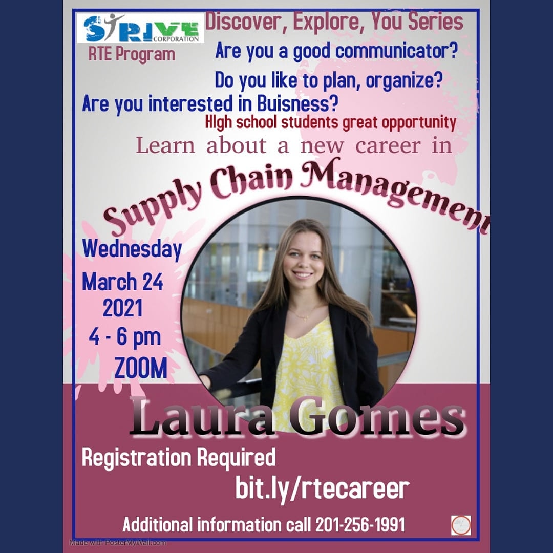 ELT_Newark's tweet photo. Supply chain management is the handling of the production flow of a good or service to maximize quality, delivery, customer experience &amp; profitability. Sounds complicated right? Well, Laura Gomes will be here to teach us all about it. Register today https://t.co/Nmw1jgdEhK. https://t.co/IAFCm4RdhJ