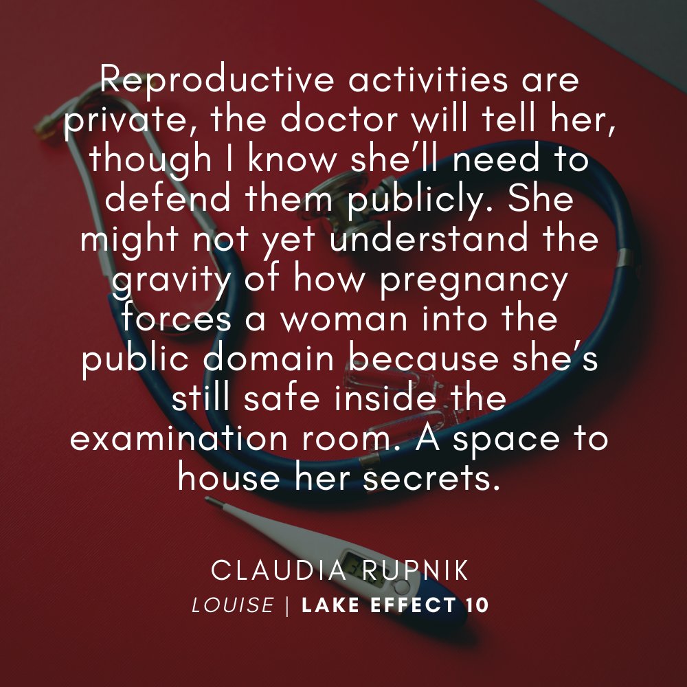 10_effect's tweet image. Our anthology launches in just over two weeks! Here's an introduction to and excerpt from one of our contributors to Lake Effect 10, Claudia Rupnik.

@claudrupnik @QueensCWRI