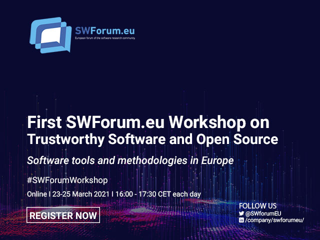 SWforumEU's tweet photo. The #SWForumWorkshop is underway! #EC Project Officer Luis Carlos Busquets Pérez is opening the workshop by introducing the importance of #OpenSource #software in our world today!

You can still register and join here:
➡️https://t.co/w9BZM94eRi https://t.co/5LUwmJGS4I