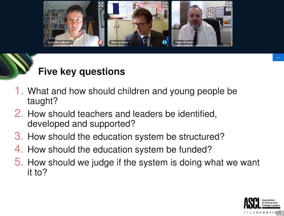 ASCL on Twitter "Our on our Blueprint for a Fairer Education System has now begun at 