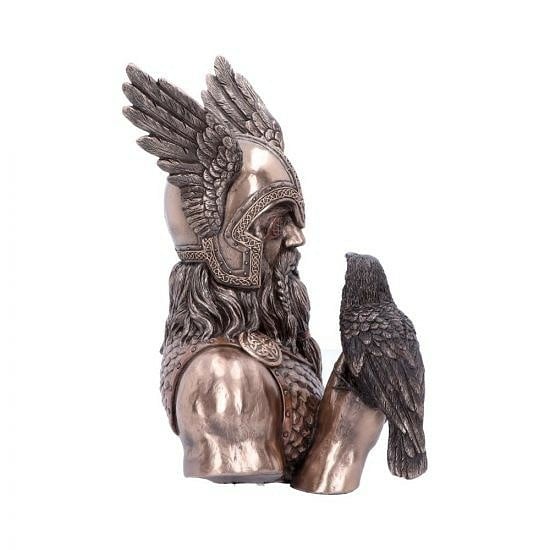 TheSwordDungeon's tweet photo. This Stunning bust depicts the Norse God Odin with his two ravens Hugin and Munin perched loyal on his shoulders. The perfect #gift for any budding #Viking or #Norsemythology fan
https://t.co/kc8pYGFLKb

#odin #norsepagan #raven #allfather #thesworddungeon #pagan #valhalla https://t.co/ZZYQarG9NX