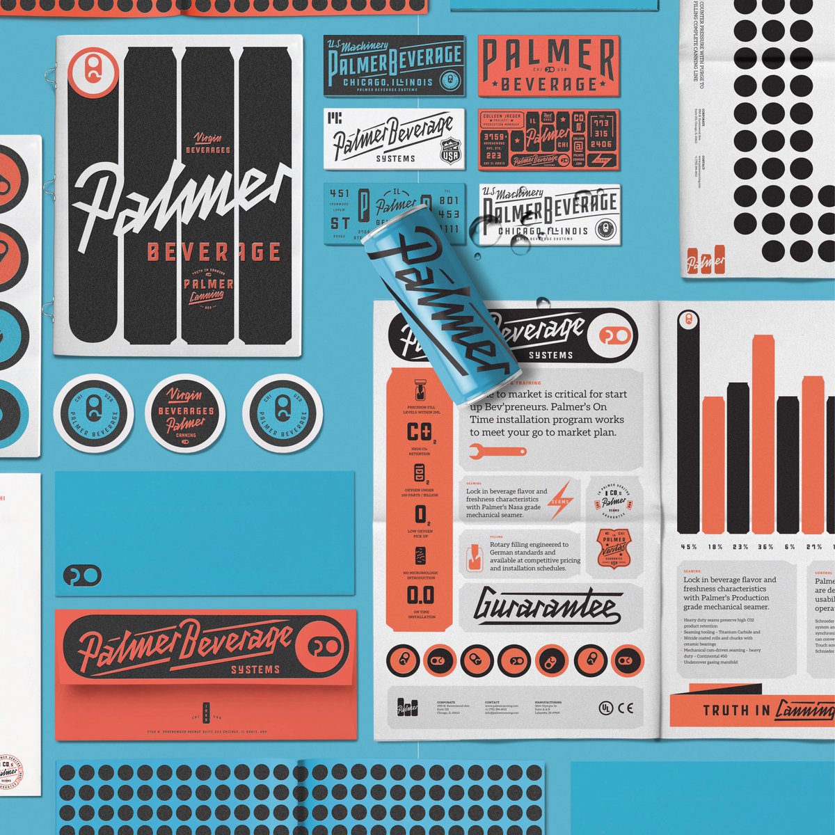 kevinrcantrell's tweet photo. Palmer Beverage rebranding is 1/4 projects selected for #tdc67 @typedirectors. https://t.co/HP05ucusvh