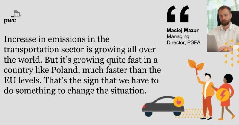 PwCCEE's tweet photo. Great discussion today on the transformation to e-mobility in CEE. Many thanks to our panelists: PwC CEE Automotive Industry Leader Jens Hörning, @_PSPA Managing Director Maciej Mazur and @strategyand Germany Director Jonas Seyfferth. Explore our #DrivingToTomorrow series.