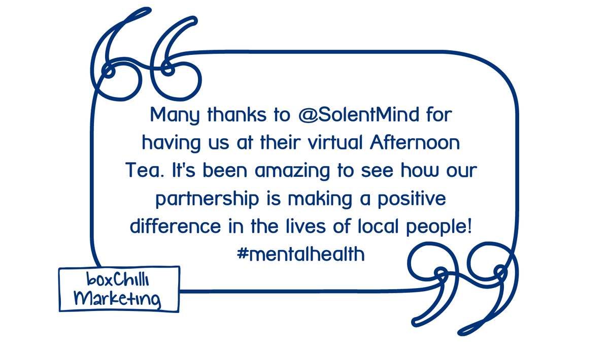SolentMind's tweet photo. Our virtual event last week to celebrate what's been achieved through our corporate partnerships in the last year, was a great success!

Thanks to all our partners for your support!

If you'd like to become a corporate partner, find out more: https://t.co/yQmeKiaSfQ @boxChilli https://t.co/3NWt6hMngB