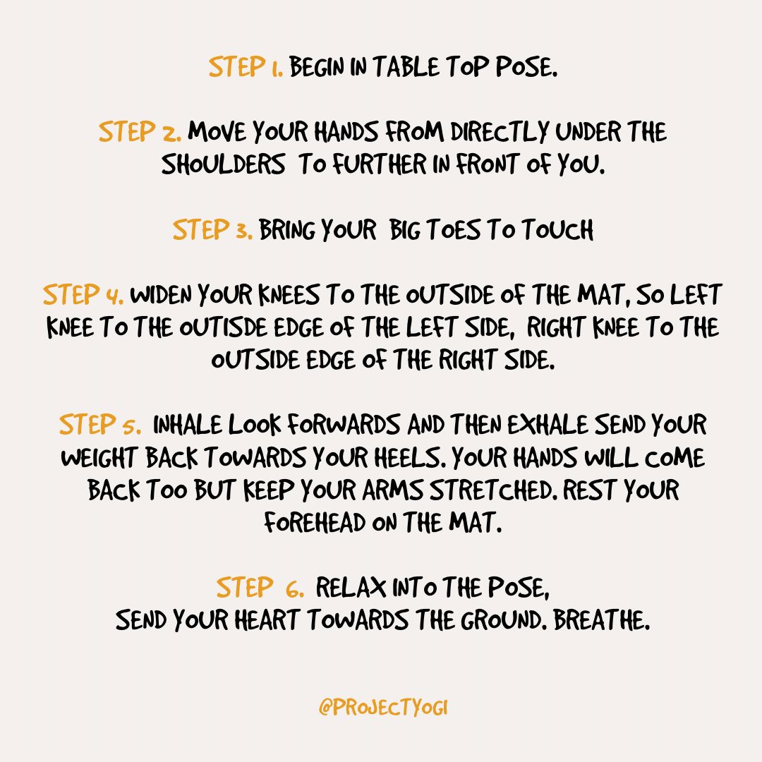 projectyogi's tweet image. Pose of the Week 
Child’s Pose
#practiceathome