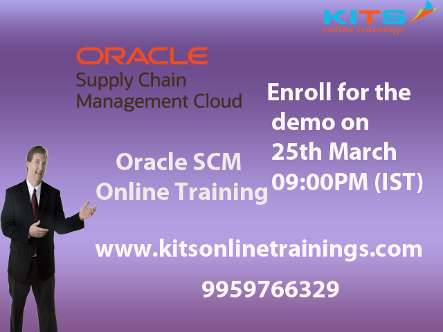 kits_trainings's tweet image. Kits Online Trainings invites you to enroll for the free demo session on a #oracle_scm by live industry experts on 25 th mar 09:00 pm
kitsonlinetrainings.com/course/oracle-…
#oracle_scm #oracle_soa #oracle_sql #online_training
Email : kitsonlinetrainings@gmail.com
phone: 9959766329