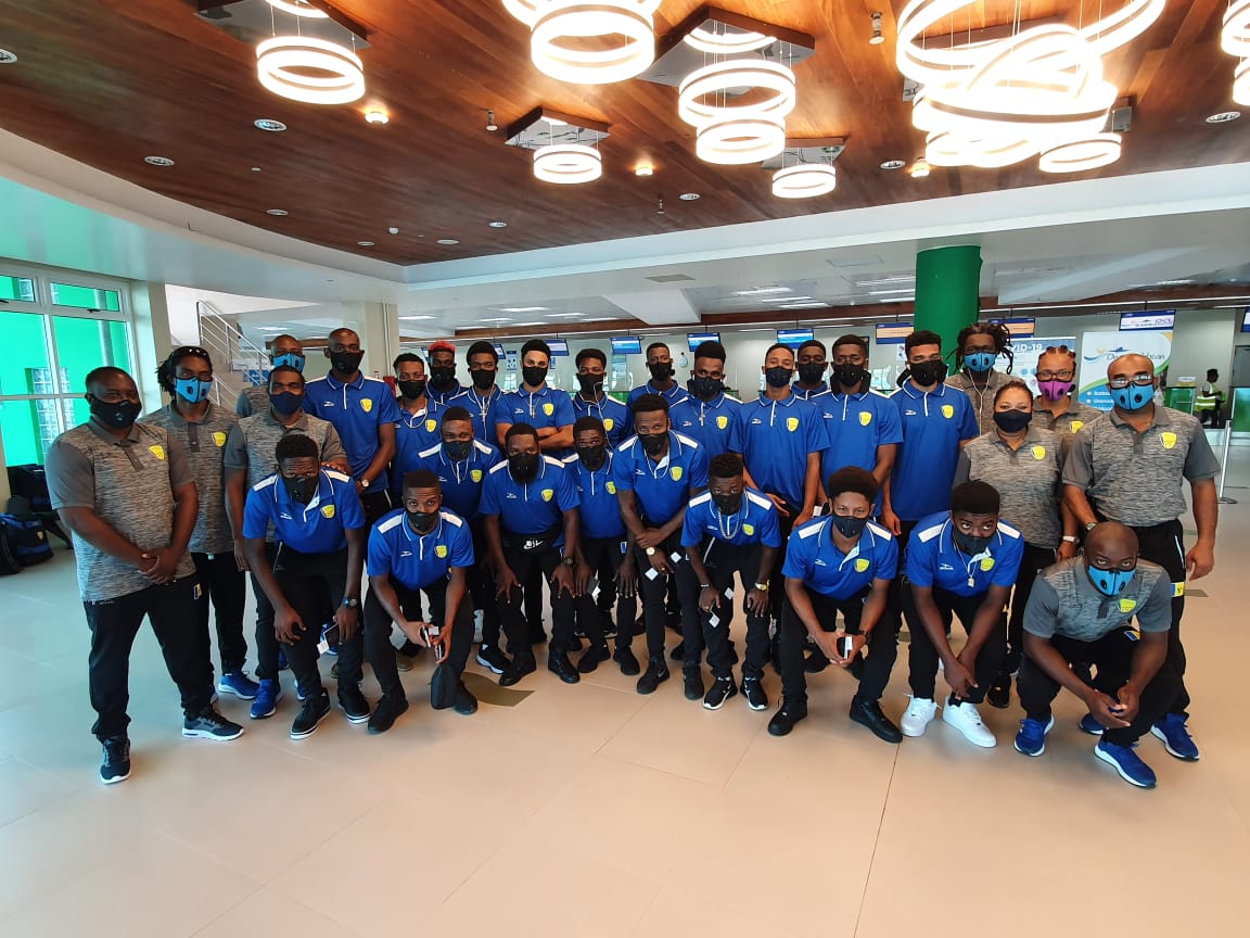 SVGFootball's tweet photo. And off we go. On behlaf of the SVGFF, I would like to wish our senior male national team aka Vincy Heat a safe and successful trip.
Lets go!!
#VincyHeat🔥 #SVGFF🇻🇨 #Concacaf #WorldCupQualifiers ⚽️ https://t.co/rSON40KMvz