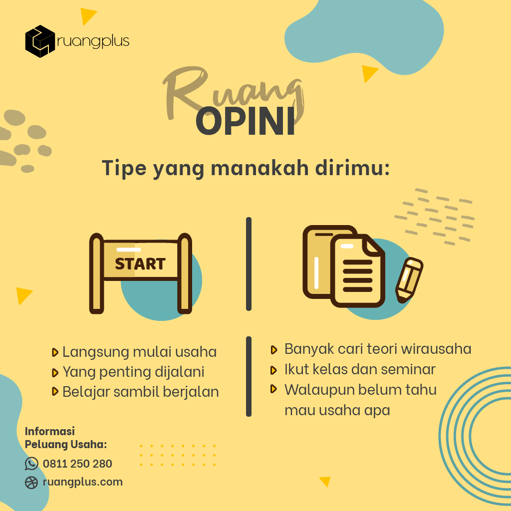 ruangplus's tweet photo. Nah lhooo.. Kamu termasuk yang mana nih? ☺️
Kami tunggu jawabannya ya! 👌🏻

#infopeluangusaha #infofranchise #franchisemurah #infobisnis #infobisnisonline #infobisnismakanan  #usahakuliner https://t.co/2ydbrpsrC5