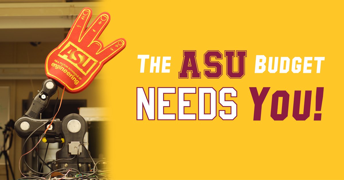 asuadvocate's tweet photo. When Sun Devils stand together, anything is possible. With less than two minutes of your time, you can help secure $46 million for ASU and the New Economy Initiative. Click this link to help unlock our full potential. https://t.co/OfnpzfRIDV #ASU #ForksUp #NewEconomyInitiative https://t.co/mwqkBZy1zJ