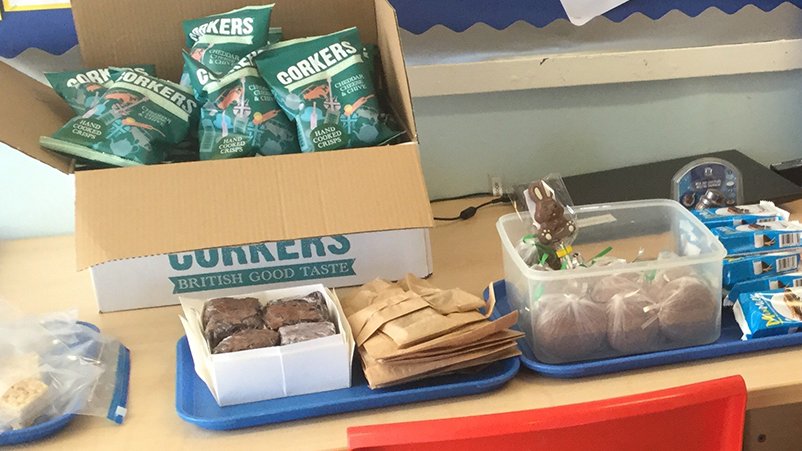 "Thank you so much for donating these delicious crisps to sell. We included them in our UKS2 fundraiser today to raise money for CAFOD, £200+ raised in total by just 3 classes!"
Message from St Louis Academy, Newmarket.
We are glad to help, thank you for sharing the photo.