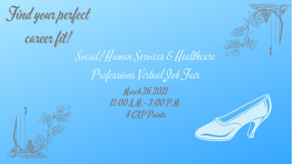 Find the career that fits perfectly and get your own happily ever after! Secure your time slot with employers today by registering through Handshake at calu.joinhandshake.com/career_fairs/2…