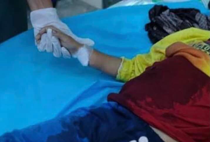 #Myanmar security forces killed a 7-year-old child today.

They shot her in her house.