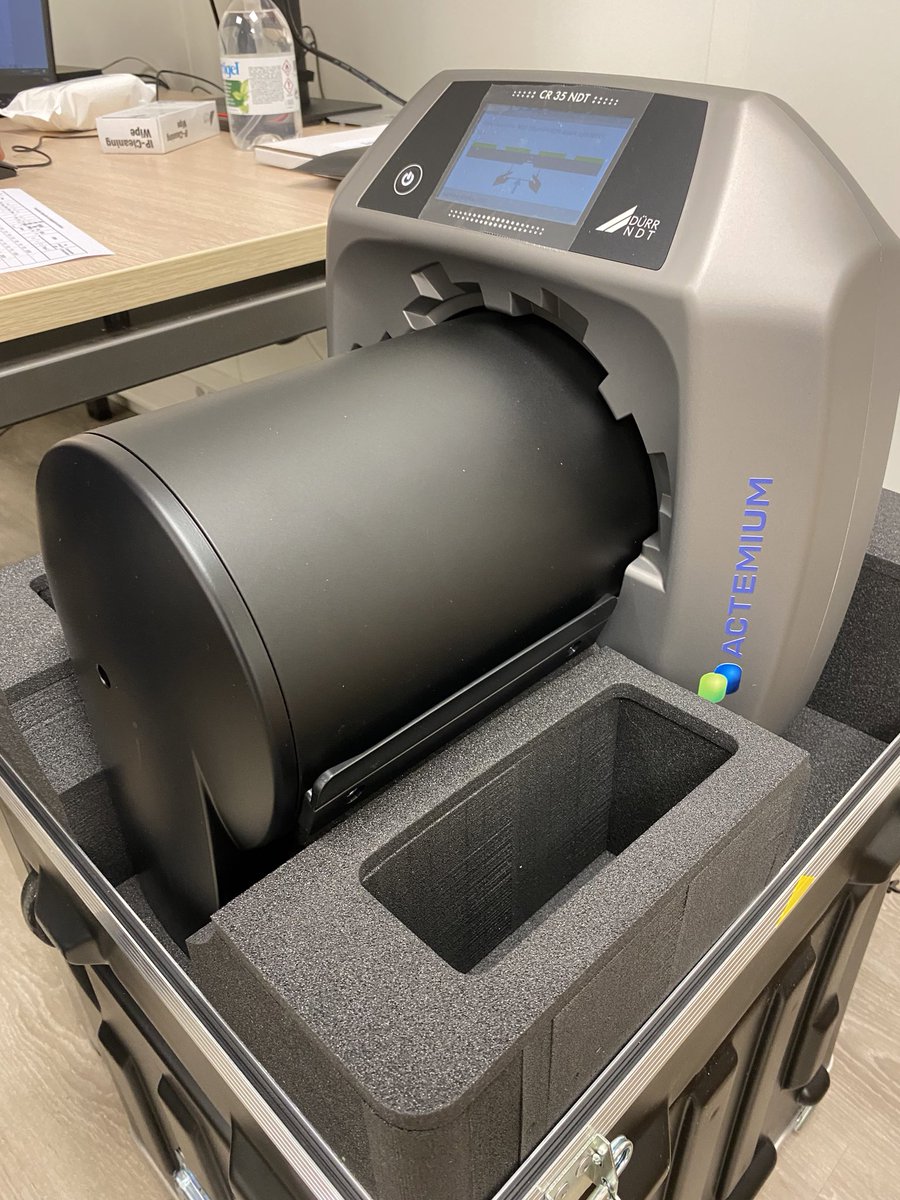 Déploiement de l’activité contrôle radio dans les Hauts de France✅Aujourd’hui à Raismes, installation du scanner CR35 et formation au logiciel permettant l’acquisition des images!💻🤯😅👏🏻<a href="/alexhainneville/">Alexandre</a> <a href="/BoivinIsa/">isa_boivin</a>