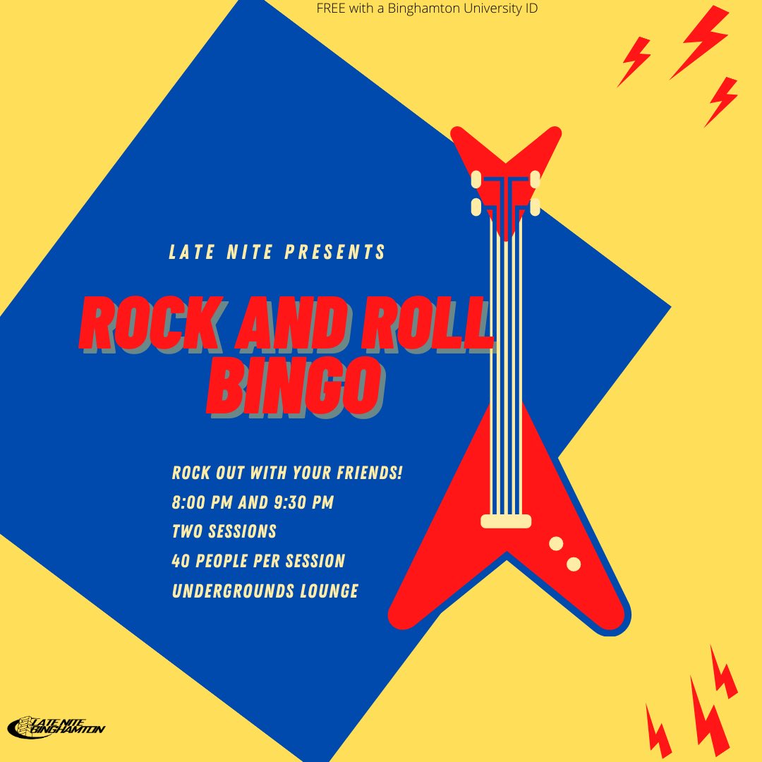 LateNiteBing's tweet photo. Roll on by Late Nite this saturday for Rock and Roll Bingo! Bring your friends and rock out to some awesome music! We have $250 worth of prizes! Friday Late Nite Cinema presents two showings of Tenet! 🎶🎵🤘🏼🎸🎧 https://t.co/5u5EvaPTWD