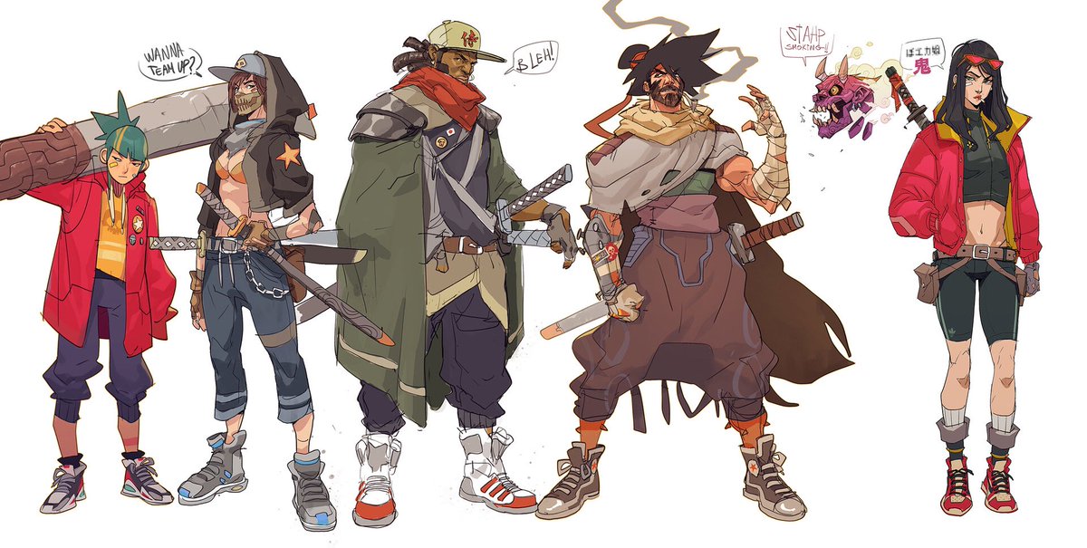 Time flies, already 5 years since I started working on this concept idea and world, and still super passionate to build more story and characters ?? #l3arbisamurai #comics #animeseries