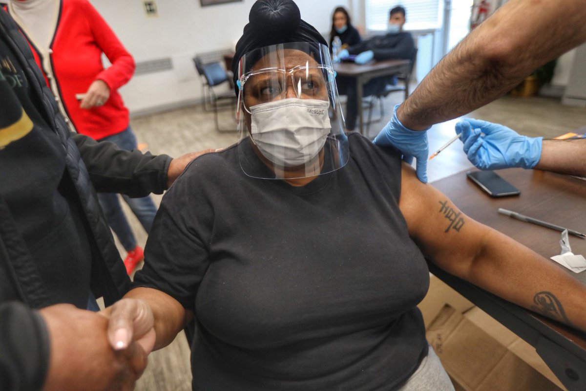 Pleased to report that we're rolling out J&amp;J vaccines in Senior Housing. So far, we’ve vaccinated seniors at Berry Gardens, Boyd McGuiness, Salem Lafayette &amp; Ocean Towers. Next up, Stewart Apartments, Curries Woods &amp; Storms Ave. Protecting our most vulnerable for a #HealthierJC!