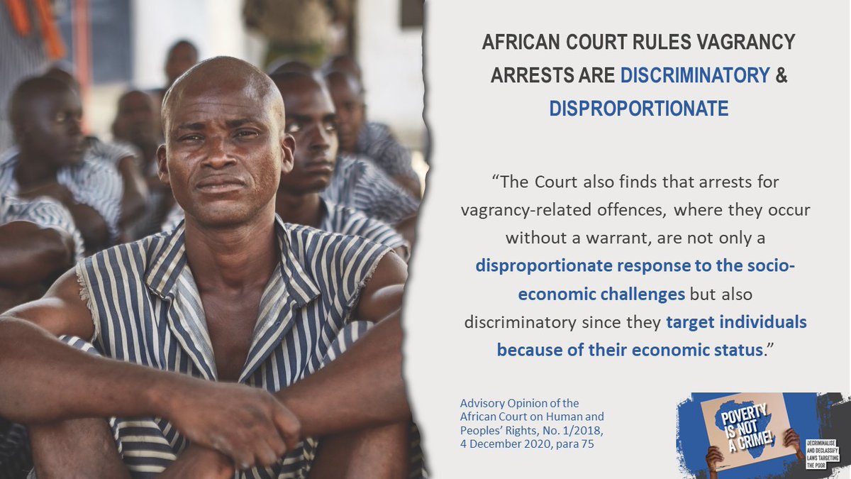 Campaign to Decriminalise Poverty & Status tweet media