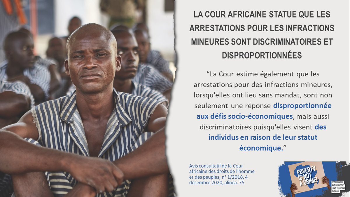 Campaign to Decriminalise Poverty & Status tweet media