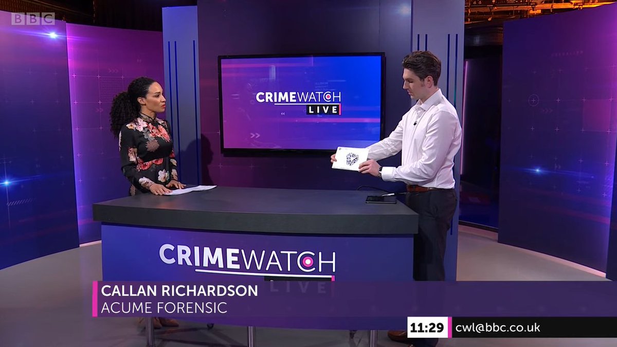 acumeforensic's tweet image. First steps on our road to again improve the presentation of complex evidence to the UK courts.

Our new application seen yesterday on Crimewatch live allows any user to interact with our 3D reconstructions. Using AR as a control interface.