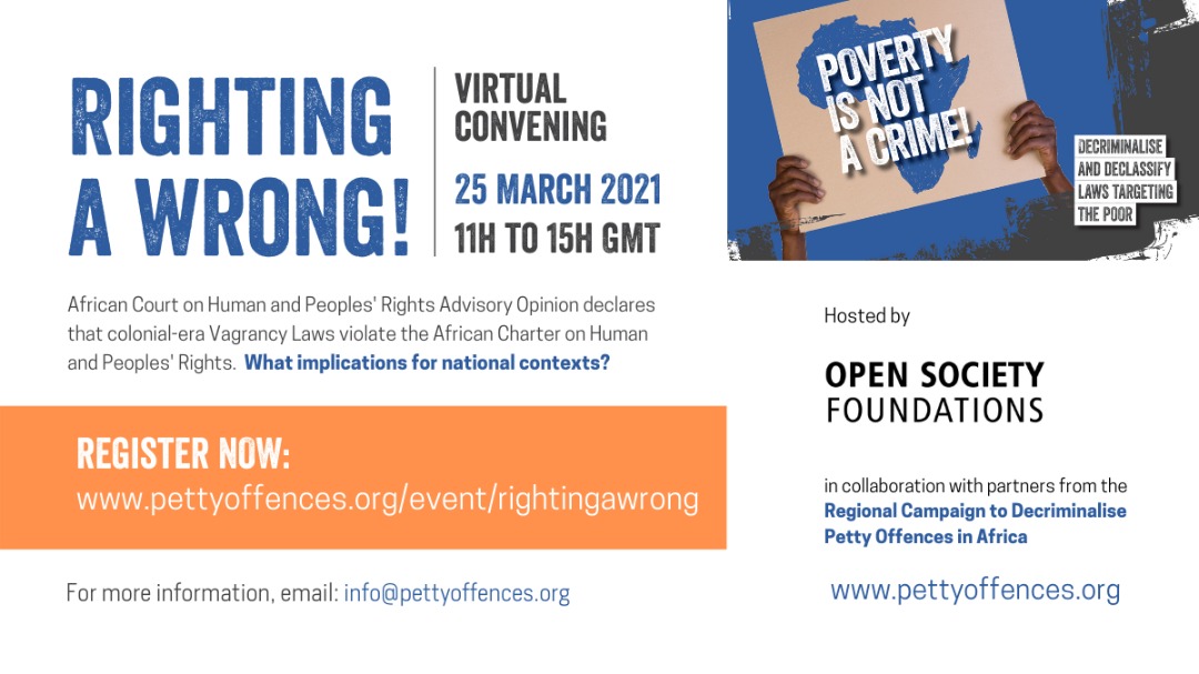 Campaign to Decriminalise Poverty & Status tweet media